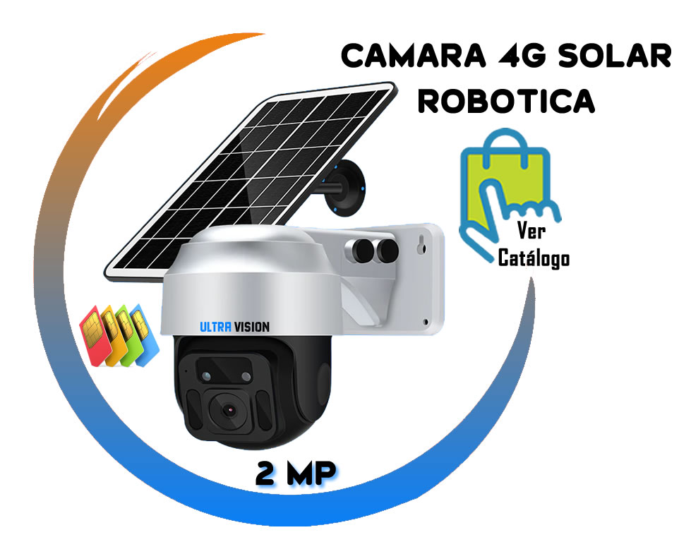 Cámara Solar 4G Robótica