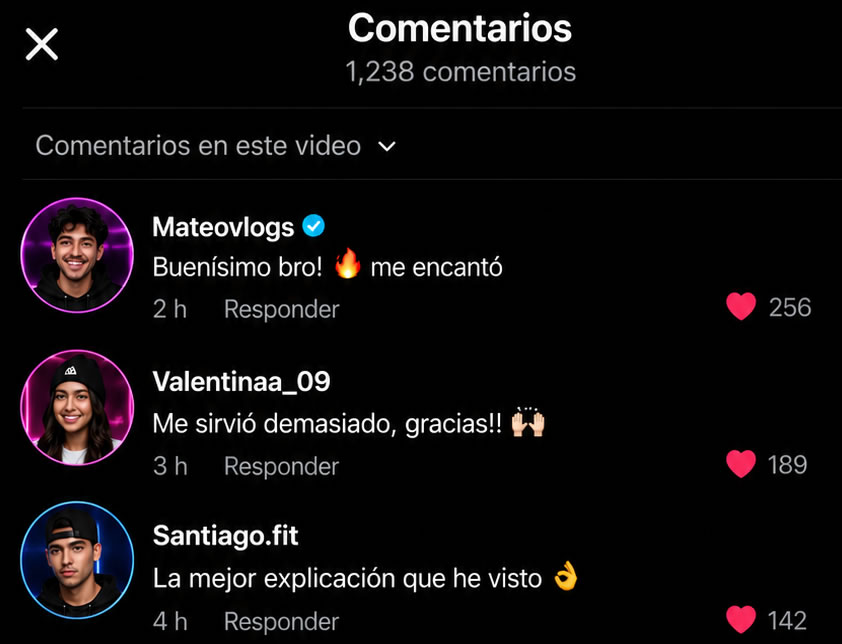 Comprar Comentarios TikTok Colombia